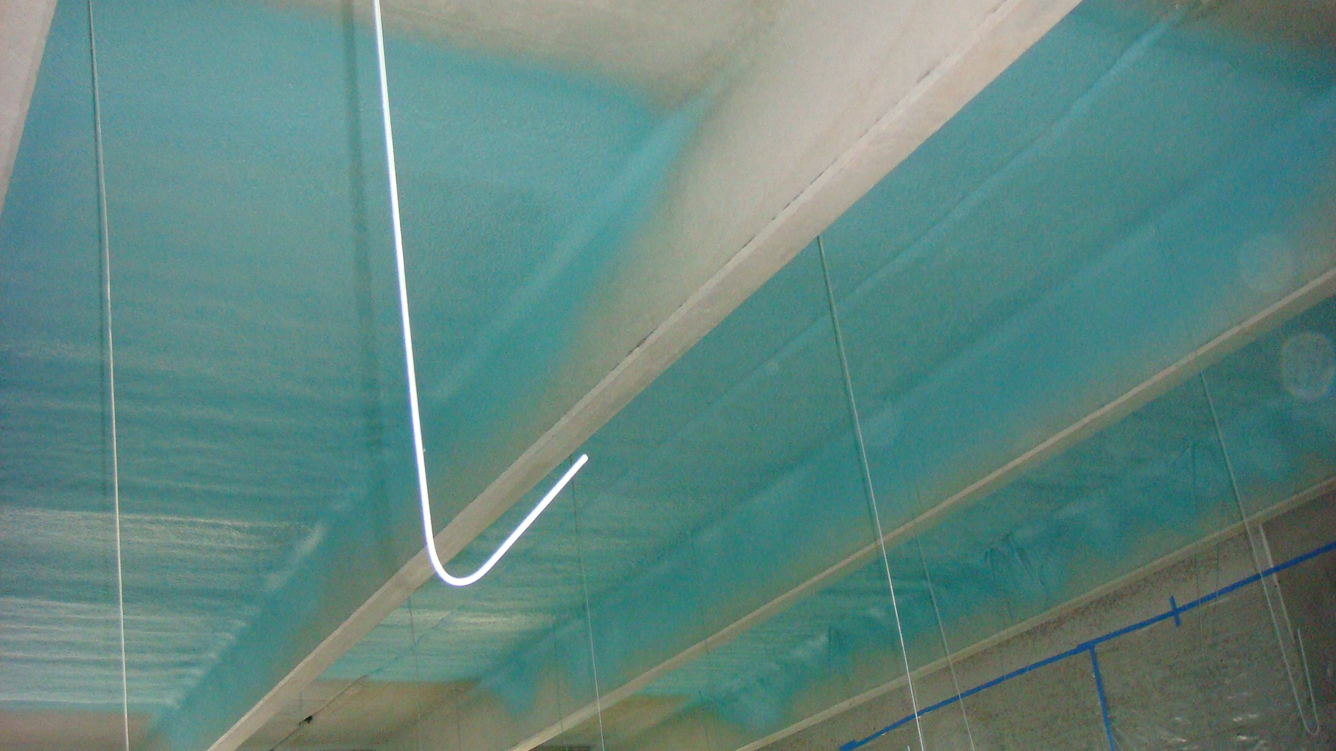 Polyurea coating applied to industrial equipment